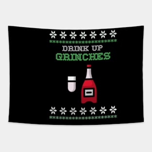 Drink Up Grinches It's Christmas Tapestry