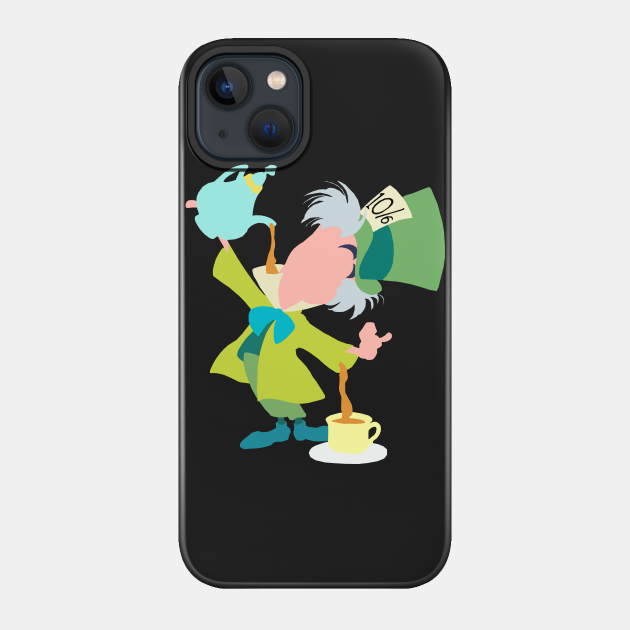 Mad Hatter Minimalist - Alice In Wonderland - Phone Case