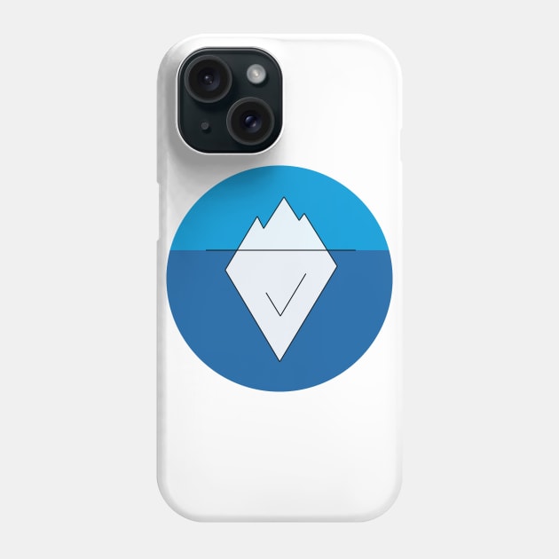 Iceberg Blue Phone Case by Youre Wrong About