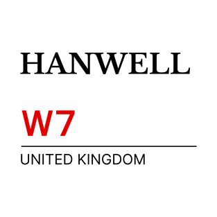 Postcode Hanwell W7 United Kingdom T-Shirt