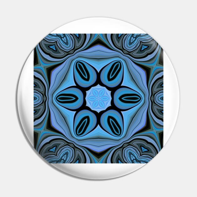 vivid shades of turquoise blue floral fantasy in square format Pin by mister-john