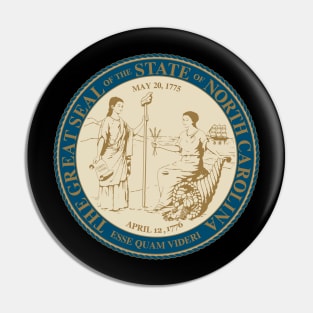 Seal of North Carolina (alternate) Pin