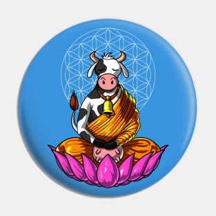 Cow Buddha Pin