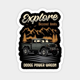 Power Wagon Truck Magnet