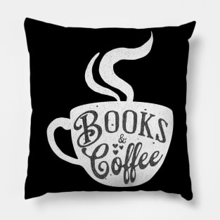 Books And Coffee Cute Reader Bookworm Gifts 2024 Pillow