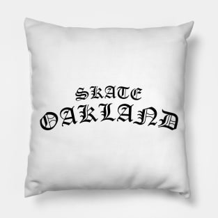 Skate Oakland / OG white Pillow