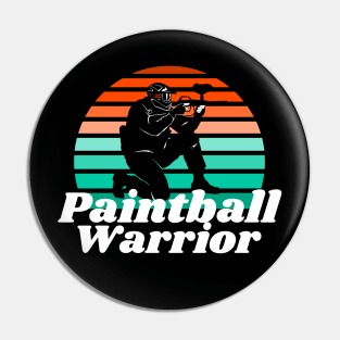 Paintball Warrior Pin