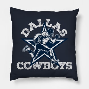 Dallas Cowboys Player and Helmet Pillow