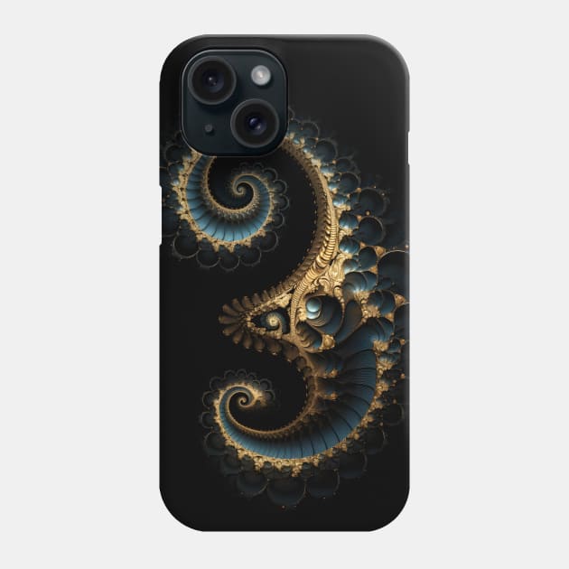 Spiral Fractal Phone Case by Mistywisp