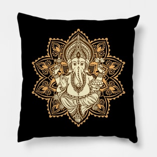 Ganesha Hindu God Hinduism Yoga India Bali Lover Pillow