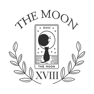 minimalistic the moon tarot T-Shirt