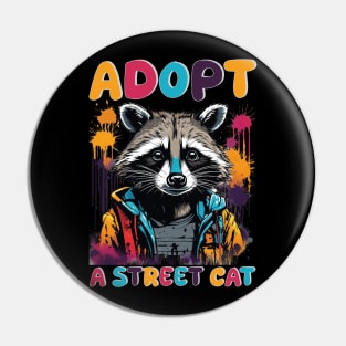 Adopt A Street Cat Pin