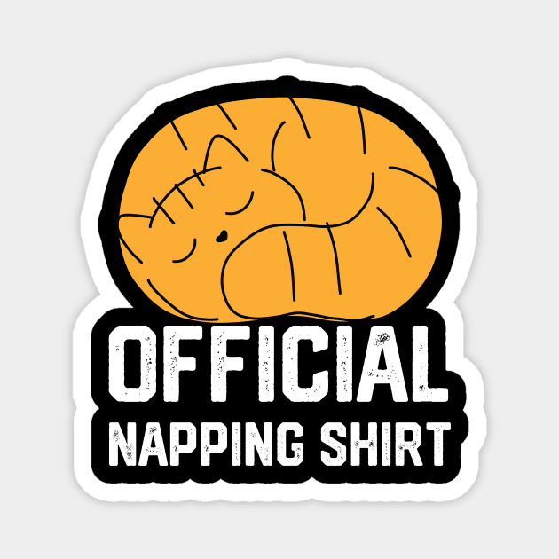 official napping shirt Magnet by spantshirt