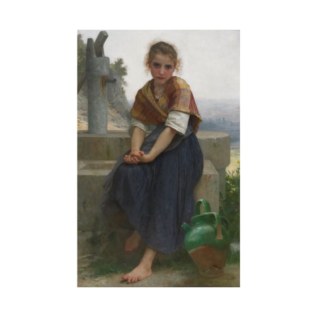 The Broken Pitcher by William-Adolphe Bouguereau by Classic Art Stall