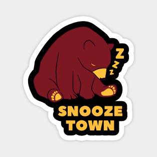 Snooze Town Magnet