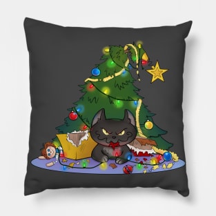 Cat-mess-tree Pillow