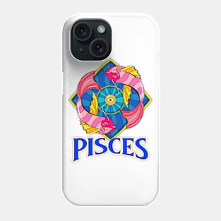 Pisces Zodiac Design Phone Case