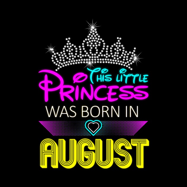 This Little Princess Was Born In September T-shirt Princess Golden Glitter by alexanderahmeddm