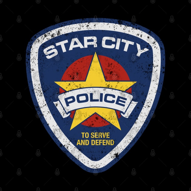 STAR CITY POLICE (ARROW) GRUNGE by LuksTEES