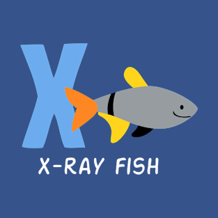 x-ray fish Alphabet X funny T-Shirt