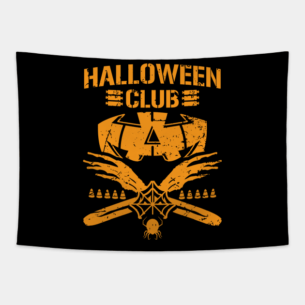 Halloween Club Tapestry by Gimmickbydesign