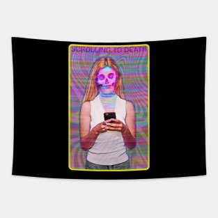 SCROLLING TO DEATH Tapestry