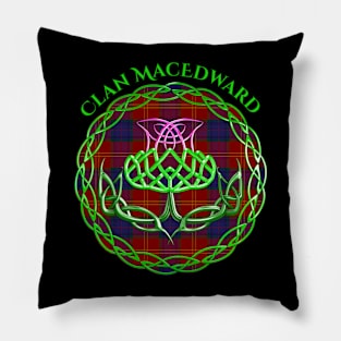 MacEdward Scottish Tartan Celtic Thistle Pillow