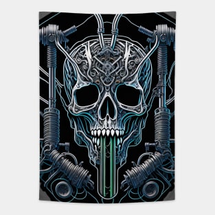 Cyborg Heads S02 D69 Tapestry