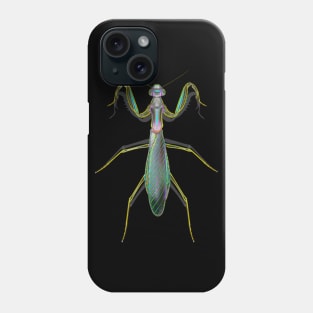 Green Neon Mantis Phone Case