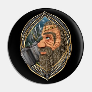 Dwarven Hammer Pin