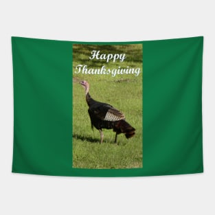 Happy Thanksgiving Turkey Tapestry