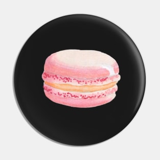 Macaron, macaroon, pink, dessert, cake, treat, macaron sticker Pin