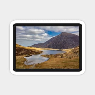 Pen yr Ole Wen and Llyn Idwal, Snowdonia National Park, Wales Magnet