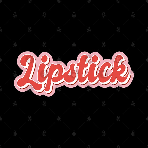 Lipstick Aesthetic Pink Red Girly Retro 90s Pin up by RetroDesign