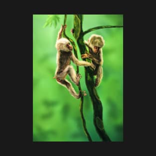 Stump Tail Macaque Babies T-Shirt