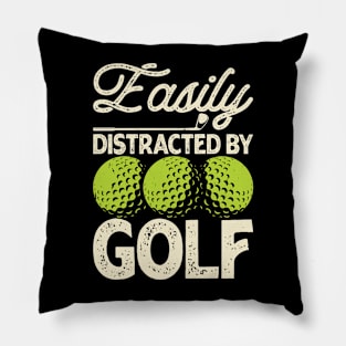 Easily Distracted By Golf T Shirt For Women Men Pillow