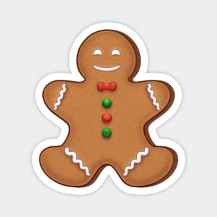 The Happy Gingerbread Man Magnet