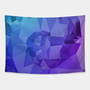 Purple Ombre Spiral Design Tapestry