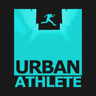 Urban Athlete Aqua Print T-Shirt