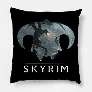 Skyrim - Dragonborn vs Alduin Pillow