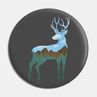 Forest Deer Pin