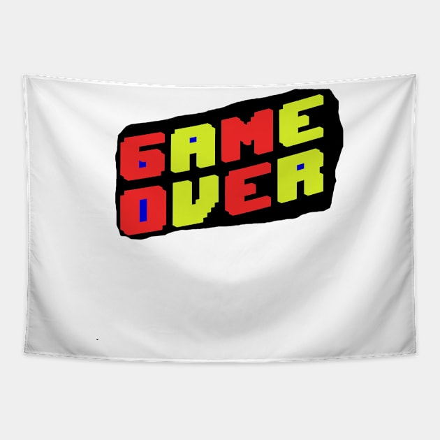 Game Over Tapestry by HotspotMerchandise