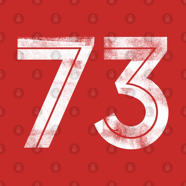 73 Ink-Rolled Prime Number by SpacePodTees