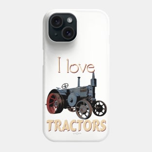 Lanz Bulldog tractor graphic Phone Case