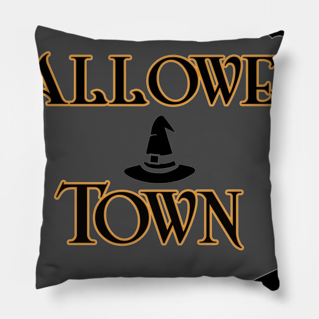 Halloween Town Pillow by ADEL99