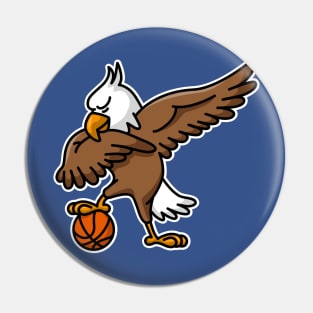 Dabbing dab American Eagle basketball Pin