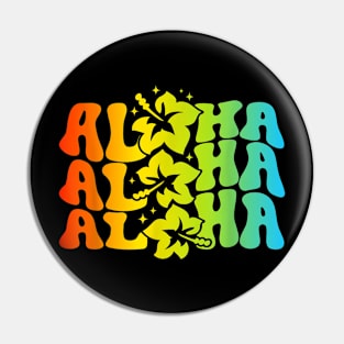 Aloha - Hawaiian Flower Hawaii Vacation Pin