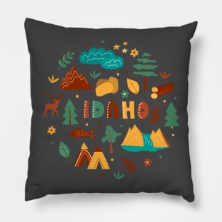 Idaho print Pillow