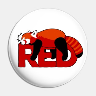 Red Panda Pin