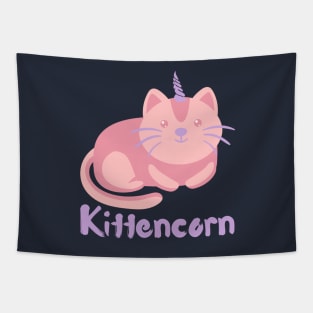 Kittencorn - Kitty Cat Unicorn Magical Mythical Creature Tapestry